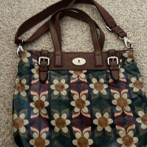 Large fossil tote bag